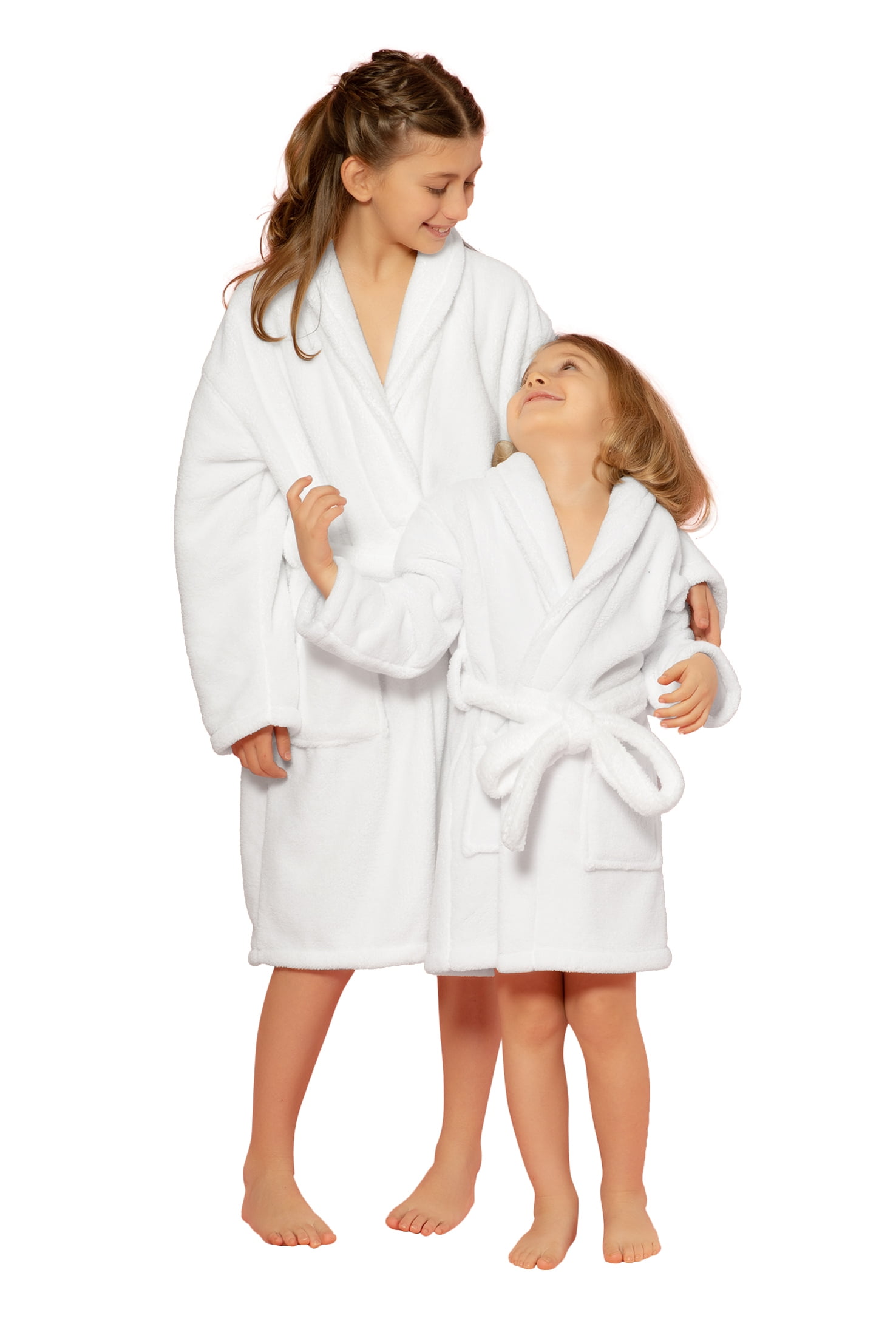 Kids white robe Clearance