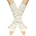 thumbnail image 1 of RXIRUCGD Gants d'Hiver Unisexes Gants d'Hiver Sans Doigts Chauffe-Bras Manchons de Bras pour Femmes, 1 of 4