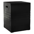 thumbnail image 5 of SAFAVIEH Deidara Outdoor Patio Concrete Accent Stool, Black, 5 of 11