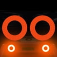 thumbnail image 1 of 2PCS Reflective sticker for car rear bumper sticker safety anti-scratch sticker, 1 of 1