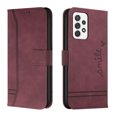 thumbnail image 1 of Premium Wallet Case for Samsung Galaxy A53 5G, Credit Card Slots Holder Magnetic Clasp Flip Cover with Kickstand Soft Silicone Luxury PU Leather Shockproof Anti-Fingerprints Case,Winered, 1 of 8