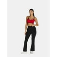 thumbnail image 2 of Avia Women's SoftSculpt Flare Leg High Rise Yoga Pants, Full Length, Sizes XS-XXXL, 2 of 5