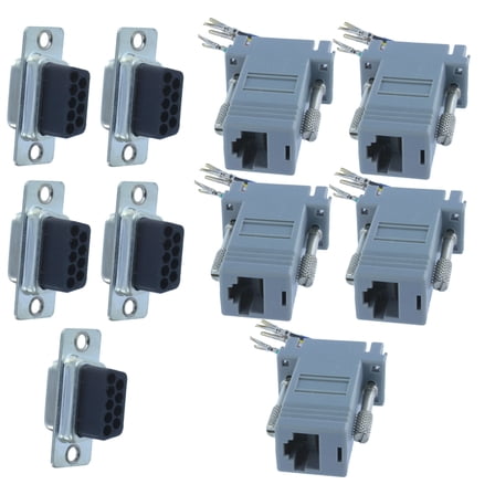 5Pcs Console Cable Adapter for Commercial Networking Equipment Access and Configure Router Easily Adapters