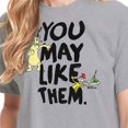 thumbnail image 3 of Dr. Seuss - Green Eggs And Ham - Juniors Cropped Cotton Blend T-Shirt, 3 of 6