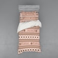 thumbnail image 1 of Ambesonne Animal Bedding Set 3 Pcs, Pastel Savannah Palm Trees, Twin XL, Brown and Tan, 1 of 3