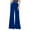 *Blue, variant on ClodeEU Womens High Waist Flare Wide Leg Pant, Casual Loose Business Pants With Pockets Navy,Womens Plus S