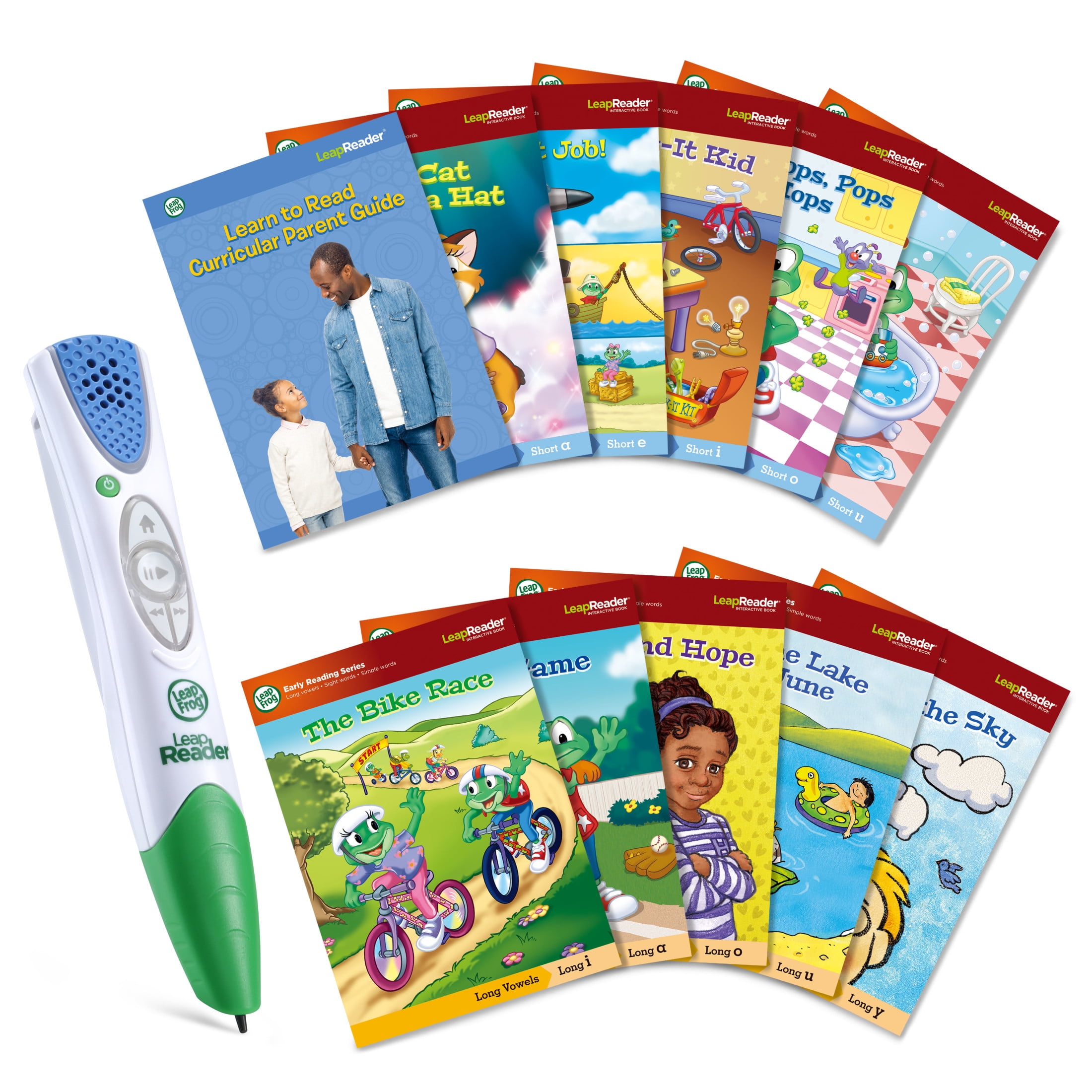 LeapFrog LeapReader® Learn-to-Read 10-Book Mega Pack™ Plastic, Paper Alphabet Toys with Accessories Included, Baby and Toddler Toys LeapFrog LeapReader® Learn-to-Read 10-Book Mega Pack™ Plastic, Paper Alphabet Toys with Accessories Included, Baby and Toddler Toys