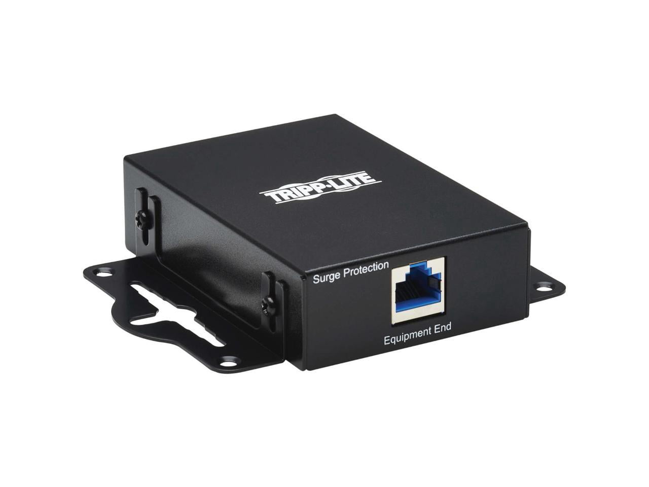 Tripp Lite 10Gbps Cat6a/8 Metal Case In-Line Network Surge Protector B110SP10G