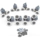 thumbnail image 1 of 8 Pack Double Shower Door Rollers 23mm Diameter Bathroom Replacement Parts Tw, 1 of 5