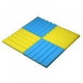 thumbnail image 3 of Value 10 Pack Absorb the echo Acoustic Foam Panel Wedge Studio Soundproofing Wall Tiles 9.8” x 9.8” x 0.8”, 3 of 3