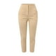thumbnail image 4 of WILLBEST Pantalones Casuales para Mujer, Cintura Alta, Recortados, Lisos, con Cremallera, Holgados, Pierna Ancha, Cintura Elástica con Bolsillos, Estilo de Trabajo de Moda. Chica, 4 of 7