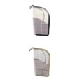 thumbnail image 1 of 2 Piezas Soporte Plegable Maquillaje Cepillo Bolsa Organizador Mujer Niñas Cuadros Yinane Estuche para brochas de maquillaje, 1 of 8
