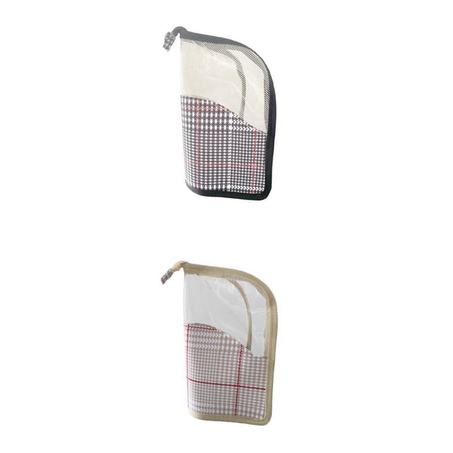 2 Piezas Soporte Plegable Maquillaje Cepillo Bolsa Organizador Mujer Niñas Cuadros Yinane Estuche para brochas de maquillaje