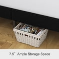 thumbnail image 4 of HAIIDE Queen Size bed Frame with Fabric Upholstered Headboard,Black, Easy Assembly, 4 of 7