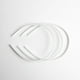 thumbnail image 4 of 1 diademas de satén de 1 mm de ancho con diseño de Alicia, accesorio coreano para el cabello. Blanco, 4 of 9