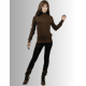 thumbnail image 4 of Set De 2 Sueteres Mujer De Cuello Alto Unitalla Sueteres Dama Sweaters, 4 of 5