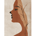 thumbnail image 1 of Qisvanset Abstract Minimalist Face Canvas Wall Art 15.75x11.81 Inches, 1 of 8