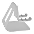 thumbnail image 1 of Cell Phone Stand Aluminium Alloy Phone Holder 3 Gear Adjustable Tablet Stand Silver Mobile Phone Support, 1 of 5