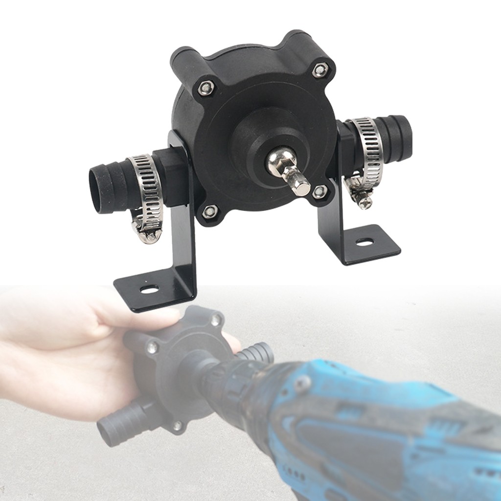 Electric Drill Drive Pump Oil Water Fluid Miniature Self Priming