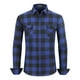 thumbnail image 1 of Camisa Hombre Manga Larga Cuadros Franela Casual Moda, 1 of 8