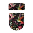 thumbnail image 2 of HELLHERO Birds and Flowers Toilet Protector Cover Universal 2 Pcs Set Non-Slip Machine Washable for Bathroom Home, 2 of 7