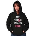 thumbnail image 4 of Breast Cancer BCA My Squad Wears Pink Hoodie Sweatshirt Women Brisco Brands S, 4 of 6