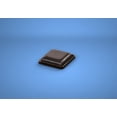 thumbnail image 1 of Self-Stick Square Rubber Bumper Pads .400" x .100" - 242 pack - BS20 Brown, 1 of 4