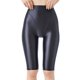 thumbnail image 3 of Mallas cortas de 2 piezas falsas brillantes al óleo para mujer, pantalones cortos de gimnasia, pantalones cortos de Ballet, mallas elásticas de cintura alta para motorista, Yoga, Fitness y deportes, 3 of 5