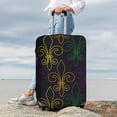 thumbnail image 3 of Lsque Mardi Gras Carnival Printed Luggage Cover, Travel Luggage Protector,Scratch and Dirt Resistant, Fits 18-32 Inch Luggage - Small, 3 of 9