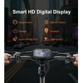 thumbnail image 4 of Bikydom 45Mph Electric Scooter for Adults with Seat, 5000W up to 50 Miles Range, 60V/25.6AH E-Scooter NFC Max Load 265lbs, 4 of 9