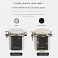 thumbnail image 2 of Coffee Canister Airtight Bean Container Storage Box 1.2L White, 2 of 5