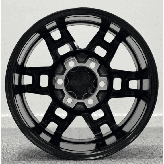 17" Toyota TRD Style Matte Black Alloy Wheel Rim – 6x139.7mm, 1PC