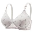 thumbnail image 2 of Abcnature Daily Comfort Bras for Women Thin and Steel Hoop Gathered Breathable Underwear for Daily Bras, 2 of 3