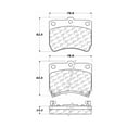 thumbnail image 2 of Centric Parts 102.04020 102 Series Semi Metallic Standard Brake Pad, 2 of 4
