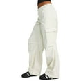 thumbnail image 3 of Coduop Women's Loose Cargo Pants Casual Baggy Relaxed Fit Straight Wide Leg Trousers with Pockets, 3 of 6