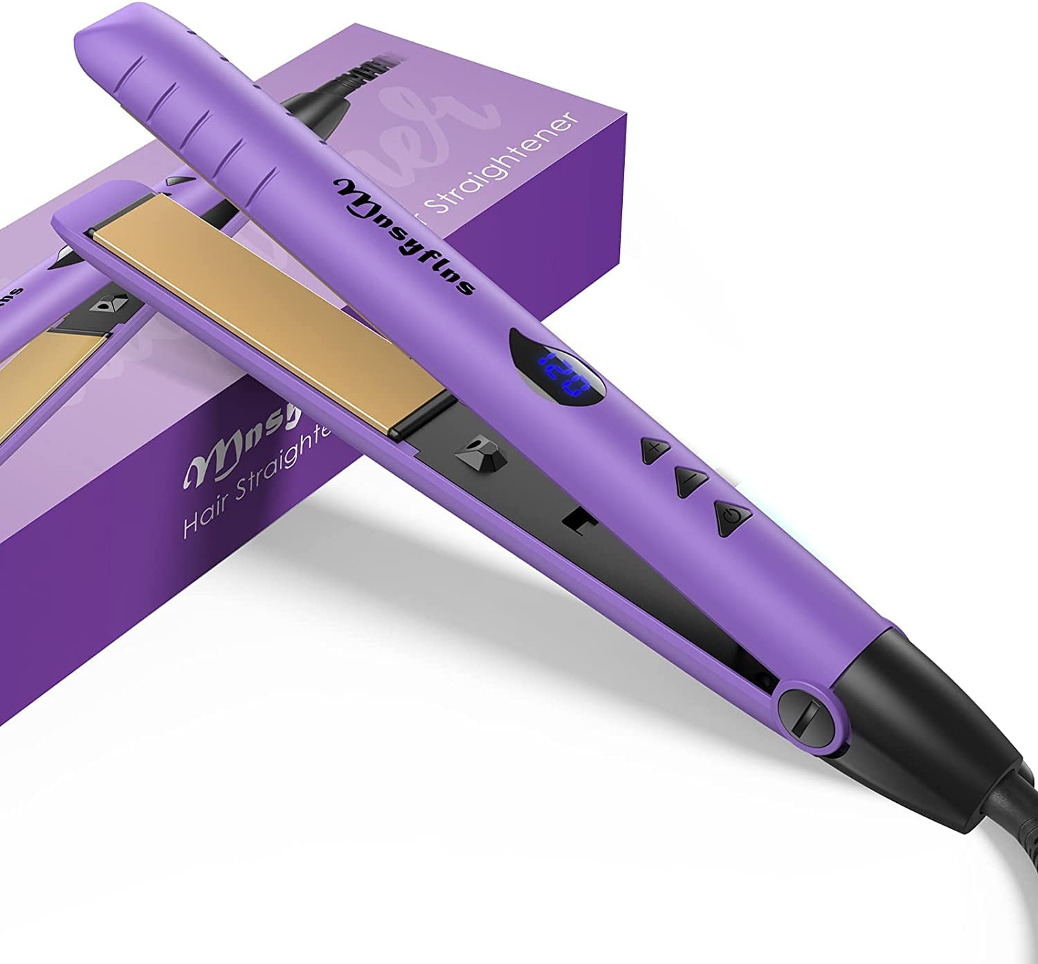 Mnsyflns Hair Straightener,45W Hair Straightener Flat Iron