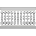 thumbnail image 5 of Ekena Millwork 40"H x 6'L Fiberthane Avalon Unassembled Balustrade Railing Kit, Style D (6 7/8" On-Center Spacing to Pass 4" Sphere Code), 5 of 6