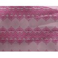 thumbnail image 4 of oneOone Georgette Viscose Fabric Floral & Chevron Block Print Sewing Fabric BTY 42 Inch Wide, 4 of 4