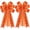 Orange, variant on 2 Pack Fall Bows for Wreaths Decorations for Home, Halloween Tree Topper Bow, Thanksgiving Bow with Orange Buffalo Plaid Burlap Front Door Outdoor