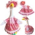 thumbnail image 6 of Summer Porch Goose Outfits, Delicate Summer Style Costume for 23 Inch Goose Statue, Stylish Decor for Poolside, Garden and Courtyard Spaces, 6 of 6
