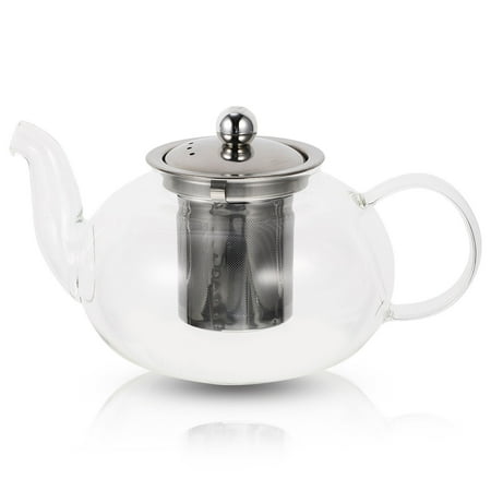 

Glass Teapot Portable Tea Kettle Transparent Teapot Glass Teapot with Infuser for Home