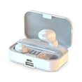 thumbnail image 2 of Injueey F9 -V5 .0 5 .0 Auriculares Auriculares táctiles con huella digital Auriculares intrauditivos estéreo de alta Auriculares Cables de audio/vídeo, 2 of 6