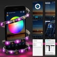 thumbnail image 4 of Jinsinto 5050RGB LED Belt Light Kit Colorful Remote Control Bluetooth 5V Belt Light Kit TV Background Mood Light (1m), 4 of 5