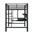 thumbnail image 4 of Avalon Full Workstation Loft Bed Black, 4 of 8