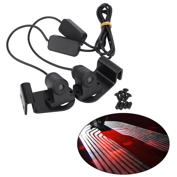 Lámpara Led Universal para motocicleta, ala de Ángel, luces traseras Led para vehículo, decorativas, 2 uds.