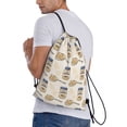 thumbnail image 3 of Drawstring Backpack - Peanuts Splash Proof Small Drawstring Gym Bag for Women Men, Cinch Sports String Bag Backpack for Travel Swimming Beach, 3 of 8