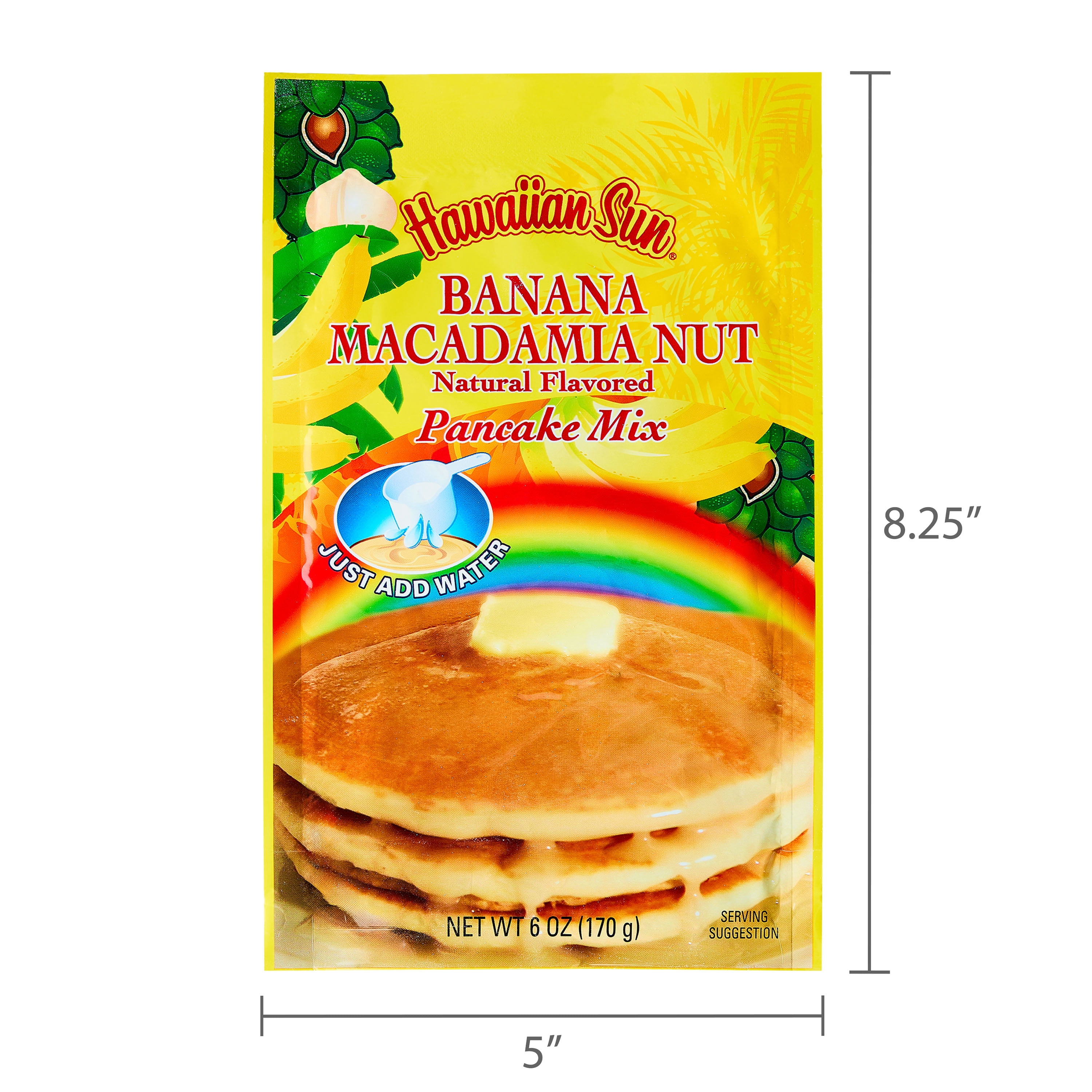 Hawaiian Sun Products Hawaiian Sun  Pancake Mix, 6 oz