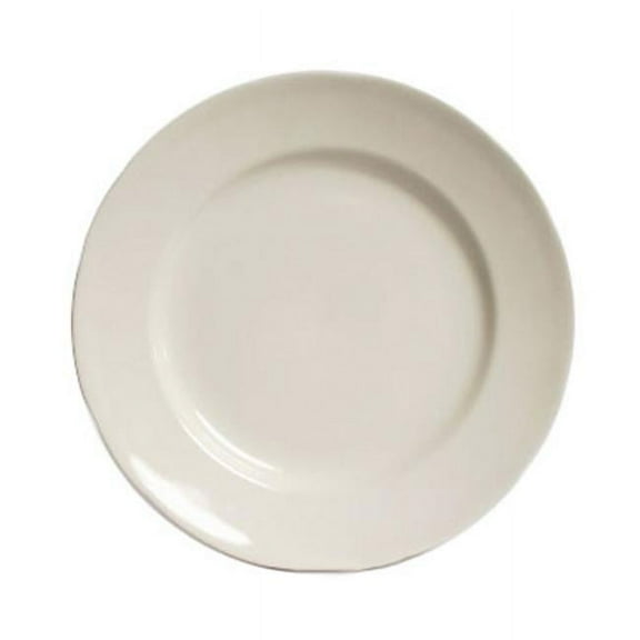 Shell 9 in. Scalloped Plate - American White  - 2 Dozen
