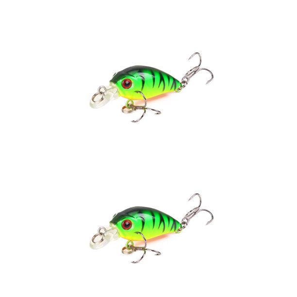 Greeniant 45mm 3,8g cebo de manivela señuelo de pesca Artificial duro Crankbait pesca de lubina Topwater Minnow señuelos de pesca accesorios de Type3 NO3 Greeniant CBP157585