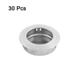 thumbnail image 2 of Unique Bargains Stainless Steel Round Concealed Handle-1" Hole Diameter-30 Pack, 2 of 5